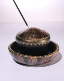 Scented agarbatti bowl Magical Mistic Copper and Black